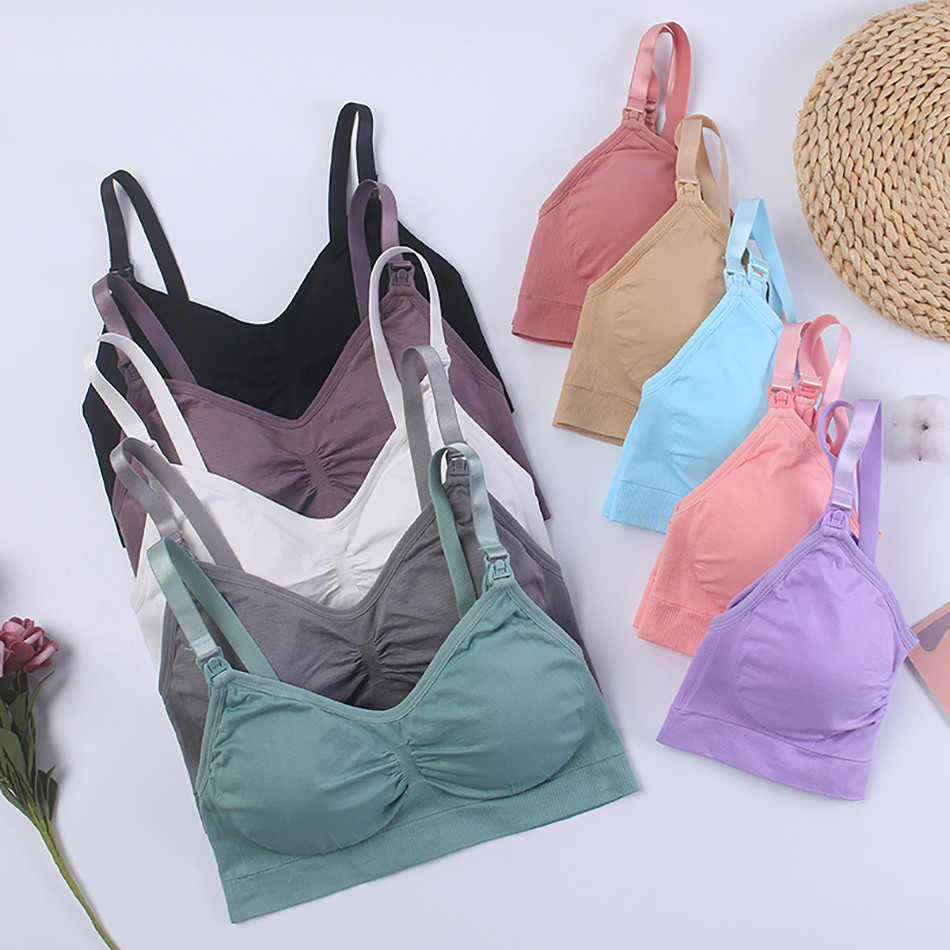 通気性マタニティ妊娠中のブラジャー快適授乳睡眠 Bralet - Nursing Bra Sleep のレビューと価格
