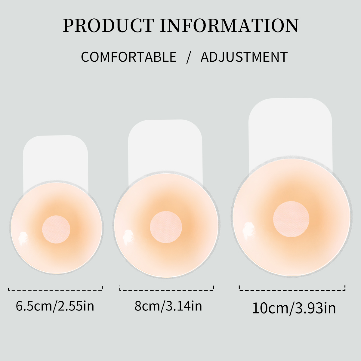 シリコン製ニップルカバー2点セット、リフトアップブラ、自己粘 - Silicone Bra Adhesive のレビューと価格